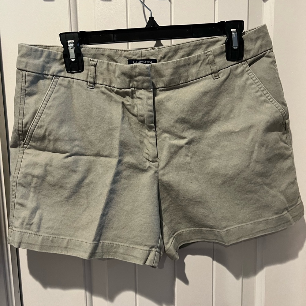 Tan Bermuda Shorts Lightweight Casual Fit women’s 12